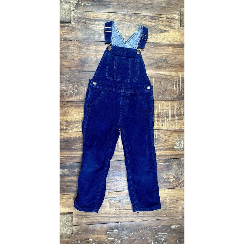 Corduroy boys overalls size 4T GAP  navy Adjustable Straps Warm